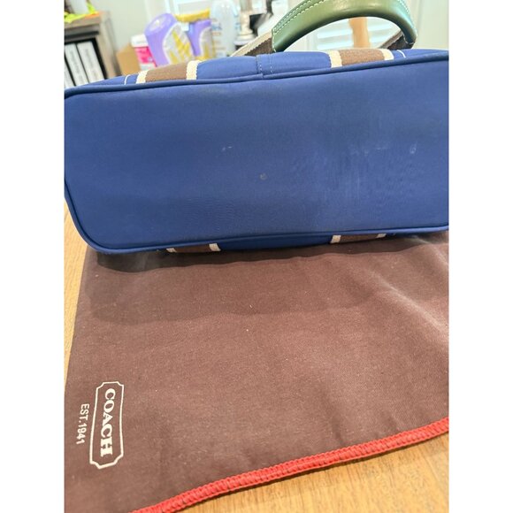 Vintage early 2000's Mini Coach Hampton Weekend Tote, w/ dust bag - Picture 7 of 13